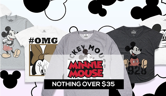 Mickey & Minnie NOTHING OVER $35