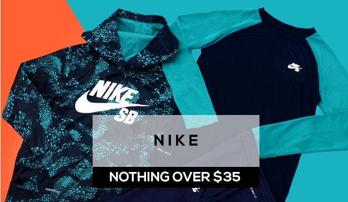 Nike SB  NOTHING OVER $35