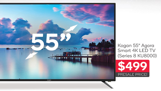 Early Bird TV Specials | 55″ 4K Smart TV $499 on Presale