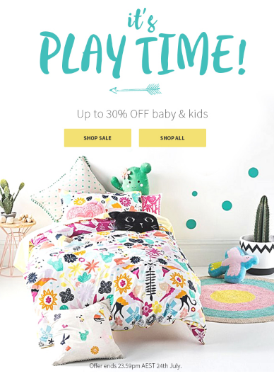 For The Kids | Up to 30% off baby & kids products they’ll just adore <3