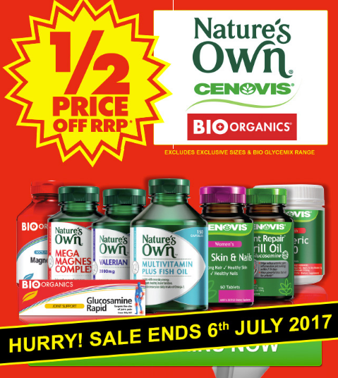 50% OFF RRP! LAST CALL! BIG BRAND VITAMINS!