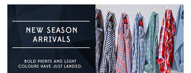 JUST IN: New Season Arrivals. Van Heusen.