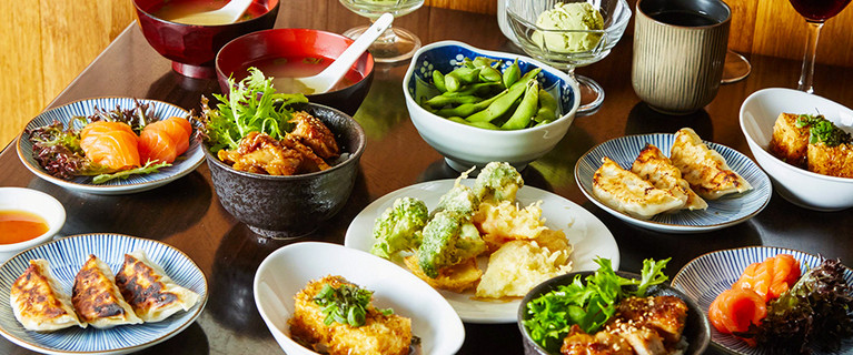 Huge Japanese Dinner Banquet with Sides and Wine – Just $45 for Two People or $89 for Four (Valued Up To $282)