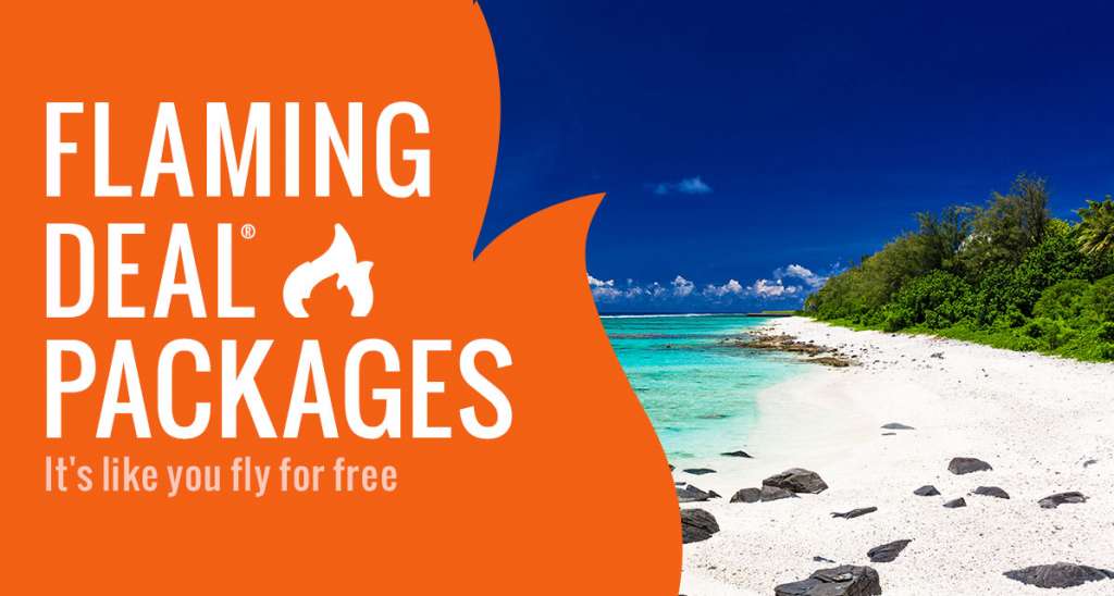 ? Like flying for FREE*: Flaming Deal packages ?