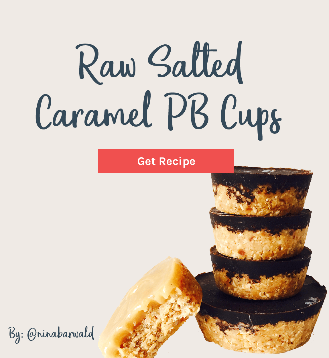 Drool Worthy Recipe! Raw Salted Caramel pb cups