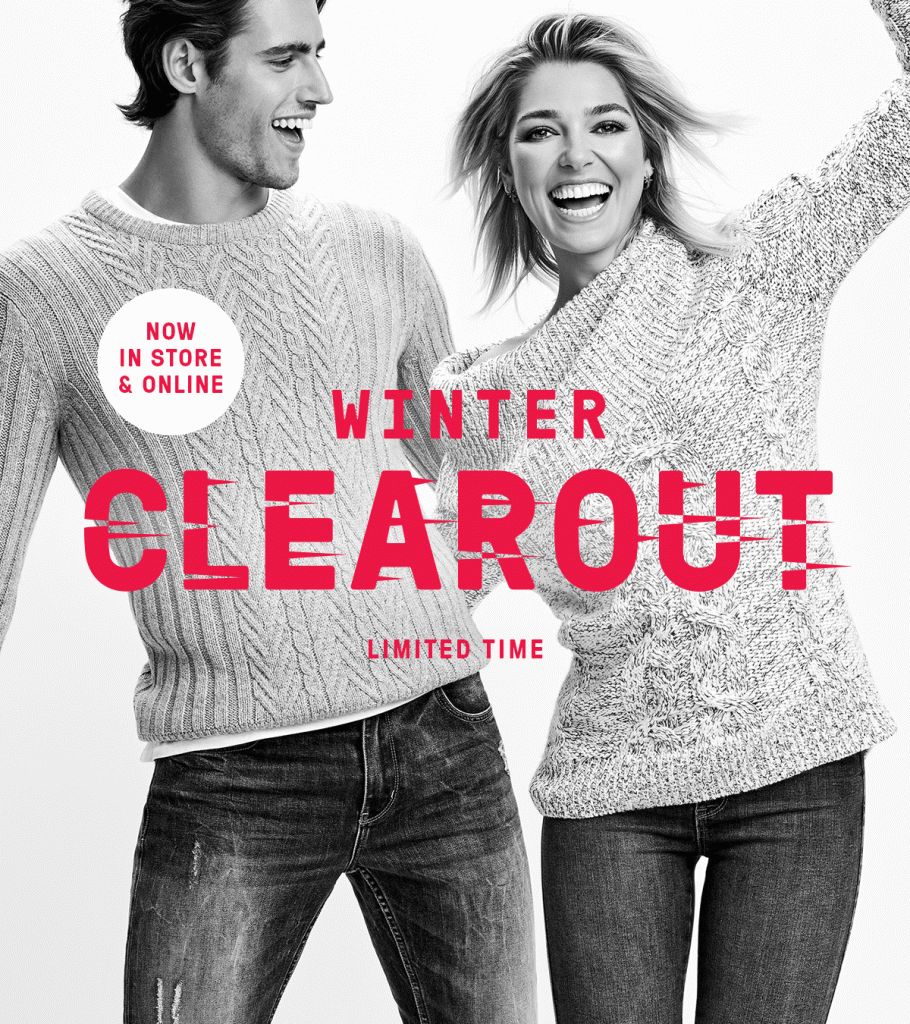 STOP EVERYTHING! Our Winter Clear Out is now ON!