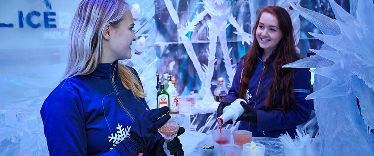 IceBar Entry from $13 for One Person, or Opt for a Deluxe Package with Cocktail, IceShot and More from Just $25 (Valued Up To $54)