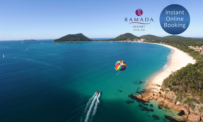 2 or 3 Nights for Up To Six People with Sparkling Wine and Bike Hire at Ramada Resort Shoal Bay