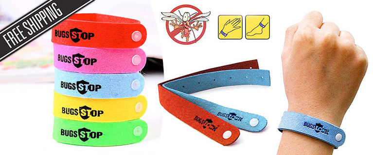 Pack of 10 Anti-Mosquito Bracelets. From $19 with Delivery Included!