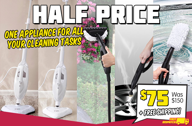 Kogan 10-in-1 Steam Mop All your household tasks made easy. $75