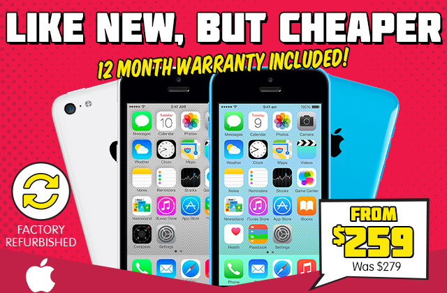 Refurbished iPhones from $259