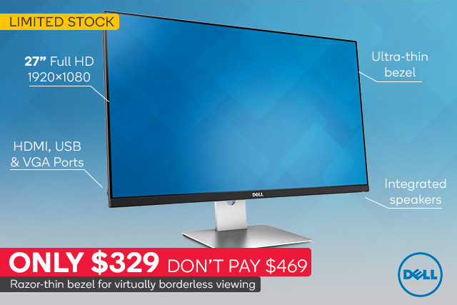 NEW Ultra-Thin Dell 27″ Monitor – Don’t Pay 42% More!