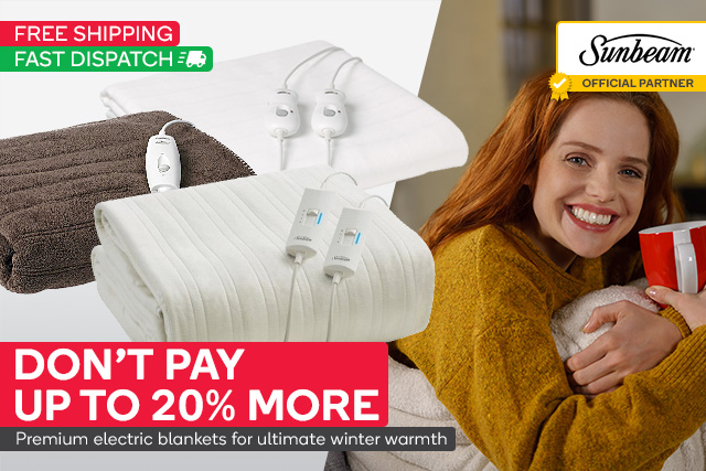 Snuggle up with a Sunbeam Electric Blanket Bargain! From $69 (RRP $79)