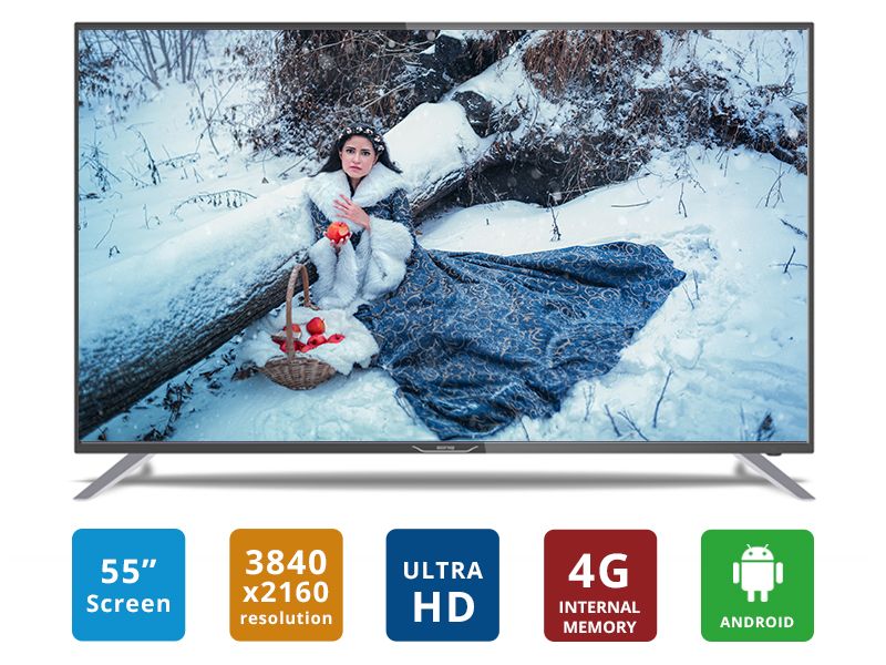 55″ ULTRA HD LED LCD SMART TV $599