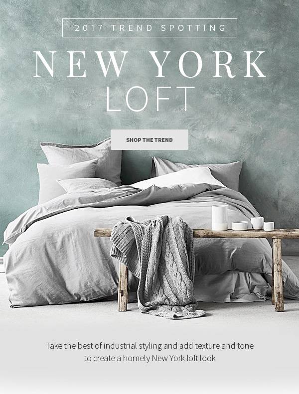 New York loft Edgy, metro-inspired style combining metallics, raw tones and an urban vibe