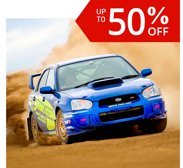 Rally Driving up to 50% OFF