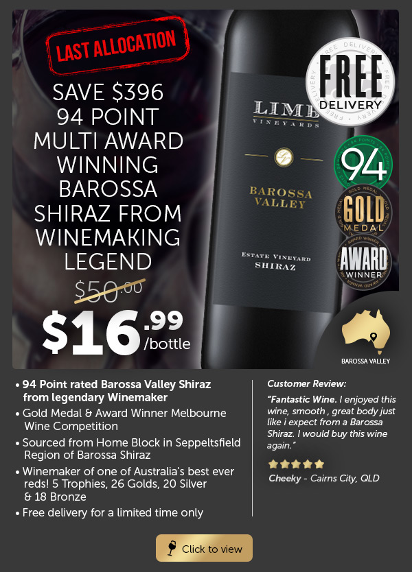 Was $50 Home Block Shiraz $16.99.