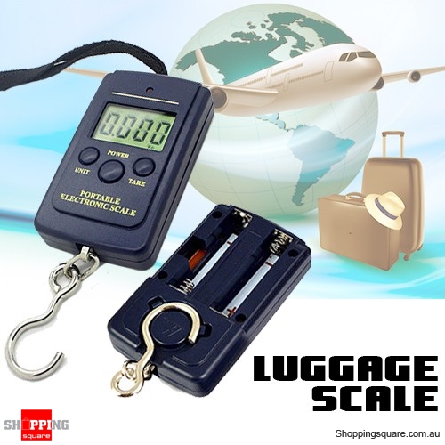 Portable 40kg/10g Electronic Digital Scale for Luggage Travel Fishing Weight