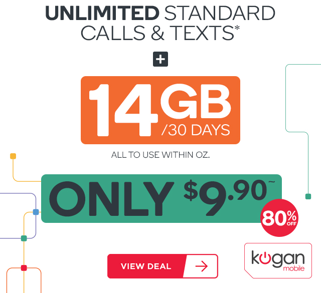 LAST DAYS: $9.90 for 14GB + Unlimited Standard National Calls/Text for 30 Days!