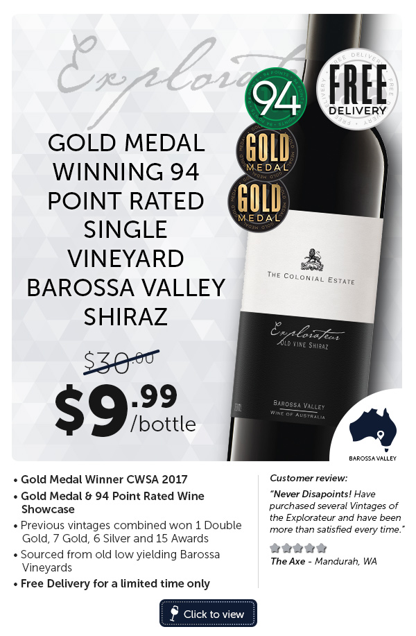 Trophy, Multi Golds, 94 Point Rated Barossa $9.99 Delivered Free. Limited Stock.