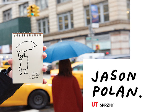 New arrivals: Jason Polan graphic t-shirts.