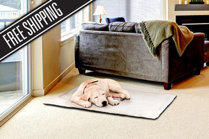 Self-Heating Faux Fur Pet Bed Only $19