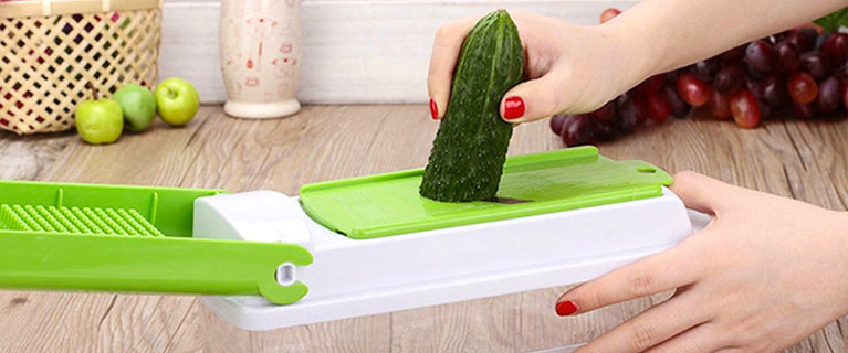 Multi-Functional Vegetable Cutter. Cuts and Slices 11 Different Ways! From Only $29