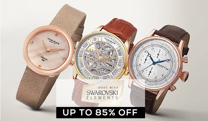 Akribos XXIV Watches UP TO 85% OFF