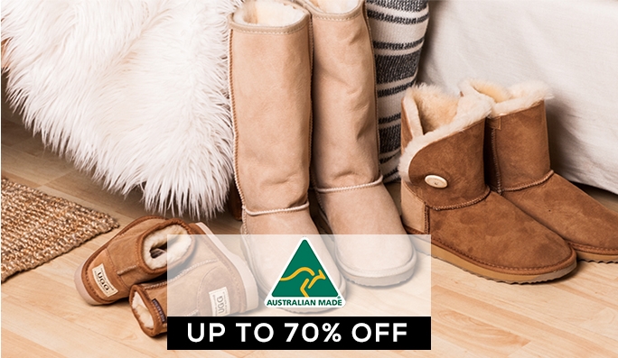 Australian Made Leather UGGS & Rugs UP TO 70% OFF