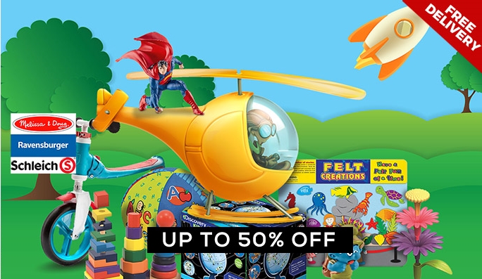 Big Brand Toy Event  UP TO 50% OFF