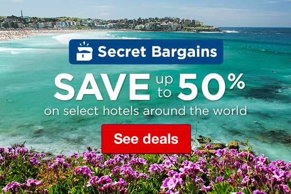 Secret Bargains SAVE up to 50%