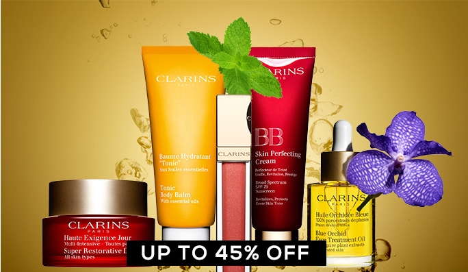 Clarins UP TO 45% OFF RRP