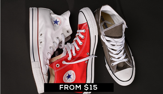 Converse FROM $15