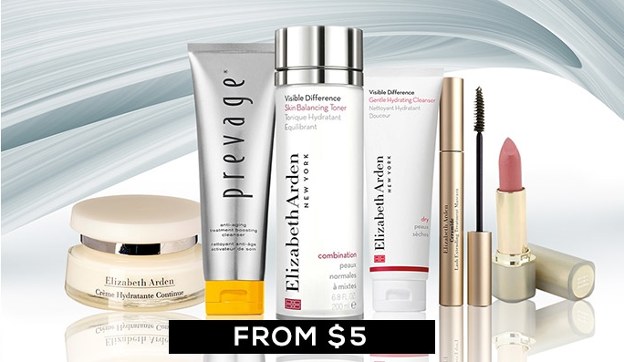 Elizabeth Arden & Clarins FROM $5