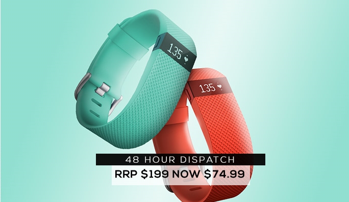 FitBit HR Fitness Tracker  RRP $199 NOW $74.99