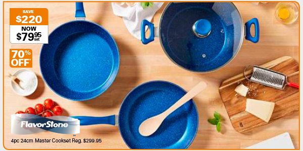 Flavorstone master cookset  70% OFF