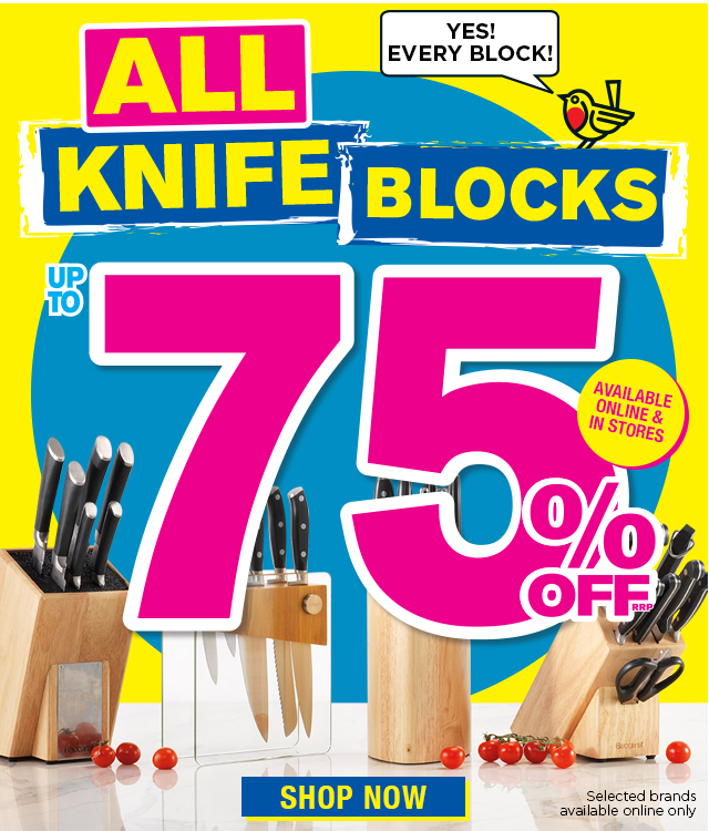 Ends Sunday! ALL Knife Blocks on Sale!