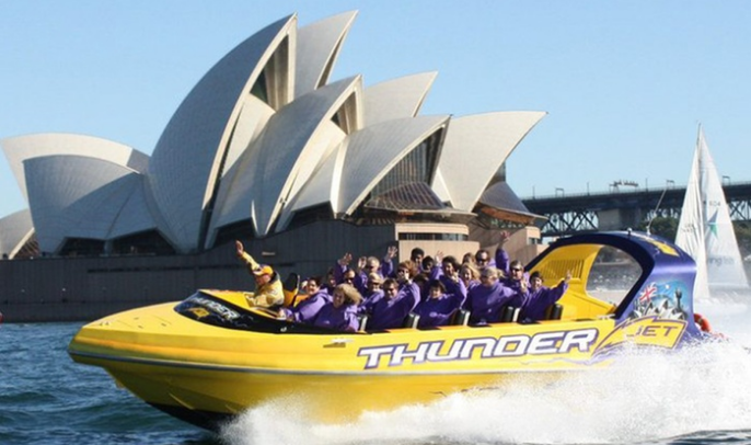 Jet Boat Ride for One ($39), Two ($78), Four ($156) or Six ($234) with Thunder Jet, Sydney Harbour (Up to $474 Value)