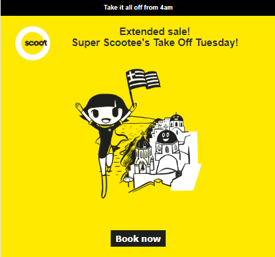 A legendary adventure to Athens awaits! Scoot there from $358!