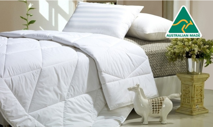 Australian-Made 500GSM Merino Wool Quilt: Single ($59), Double ($69), Queen ($79) or King ($89) (Don’t Pay up to $249)