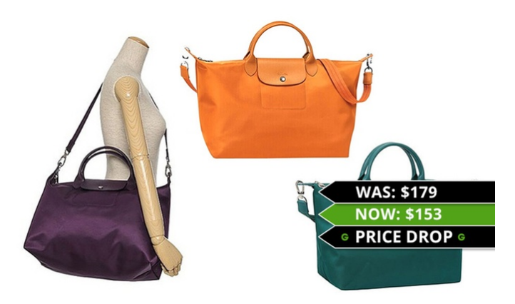 FROM $153 Buy! Longchamp Le Pliage Néo Handbag: Small ($153), Medium ($169) or Large ($186)