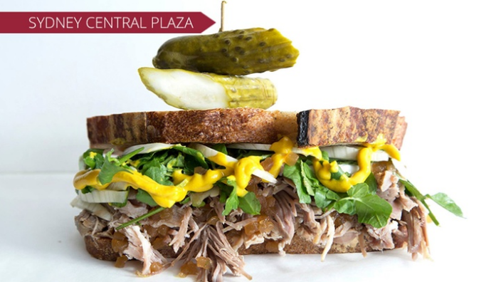 $9.50 for a Meat Plate with 2 Sides or a Sandwich + Bottle of Water from Crafty Cuts Sydney Central (Up to $15.40 Value)