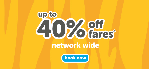 up to 40% off* network wide! Sale on now.