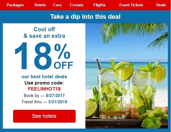 This promo code is your ticket to 18% off…