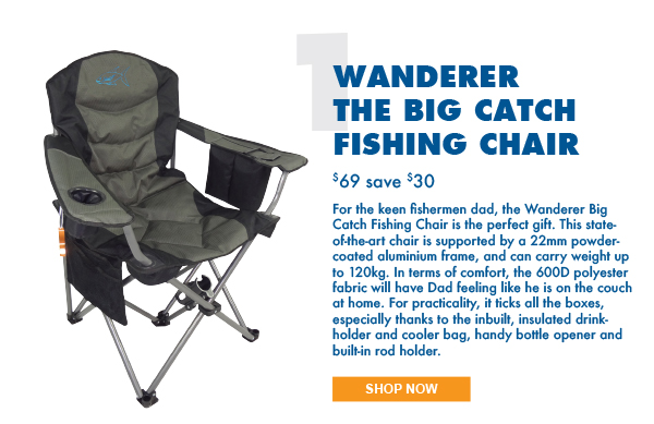 Wanderer The Big Catch Fishing Chair  for $69.99 each