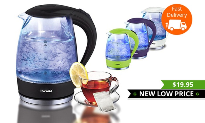 FROM $19.95$149.95 Buy! $19.95 for a Todo Cordless LED Glass Kettle (Don’t Pay $149.95)