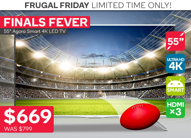 #FF: Watch Footy Finals on a BIG Screen TV – Save up to $200