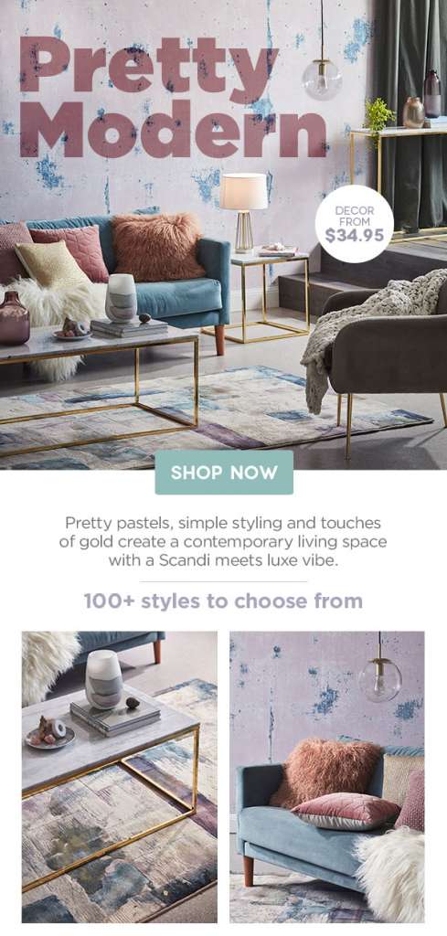PRETTY MODERN || Scandi meets luxe living.