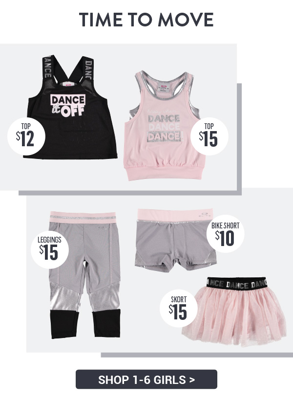 Girls’ 0-16 Elite Activewear