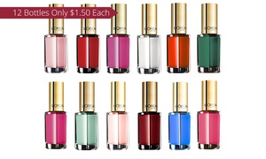 $18 for 12 Bottle Shades of L’Oreal Colour Riche Nail Polish